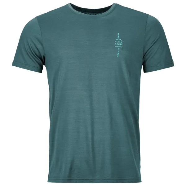 Рубашка из мериноса Ortovox 150 Cool Climb Local T Shirt, цвет Dark Arctic Grey