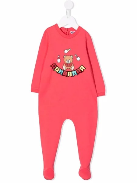 Moschino Kids Teddy Bear-print romper