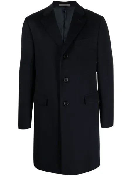 Corneliani шерстяное пальто, синий