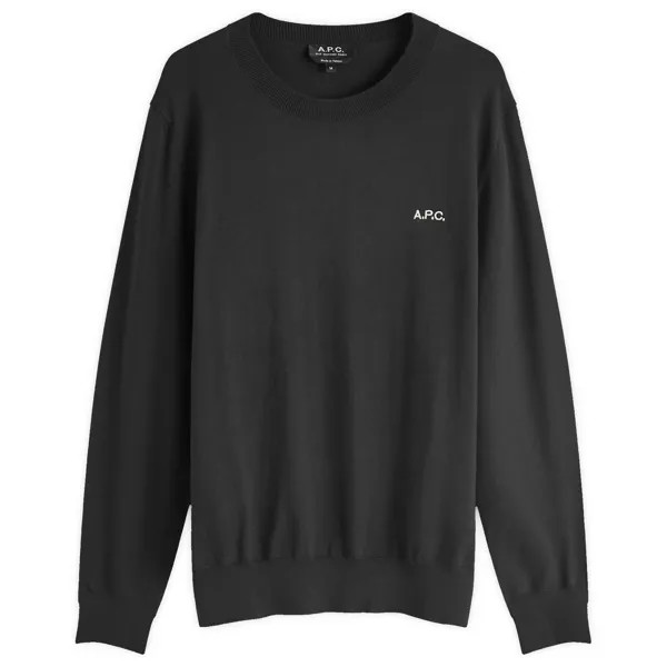 Свитер A.P.C. Melville Crew Sweat, черный