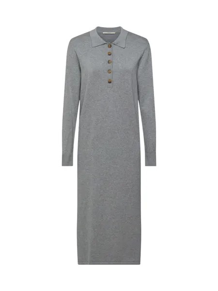 Вязанное платье Esprit, серый