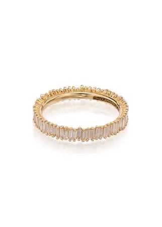 Suzanne Kalan кольцо Fireworks Eternity из желтого золота с бриллиантами