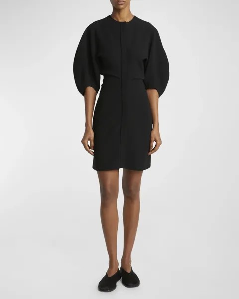 Креповое мини-платье Goldie с рукавами «летучая мышь» Proenza Schouler, цвет Black