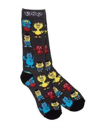 Носки RIPNDIP Nerm Street Socks Black 2021