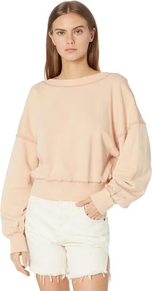 Толстовка Free People Take Me Back Pullover, цвет Pearl Island