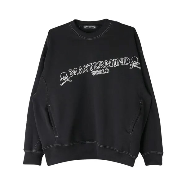 Толстовка Mastermind World Handwriting Crewneck, черный