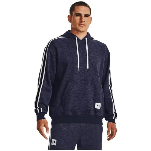 Худи спортивное Under Armour Essential Heritage Fleece Hoodie, размер SM, , синий