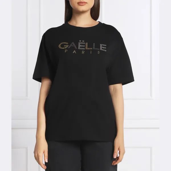 Футболка стандартного кроя Gaëlle Paris, черный