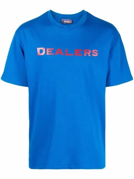 Just Don футболка с принтом Dealers, синий