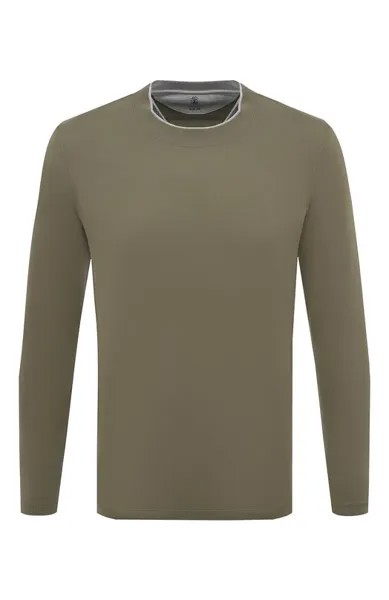 Хлопковый лонгслив Brunello Cucinelli