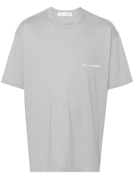 Comme Des Garçons Shirt футболка с логотипом, серый