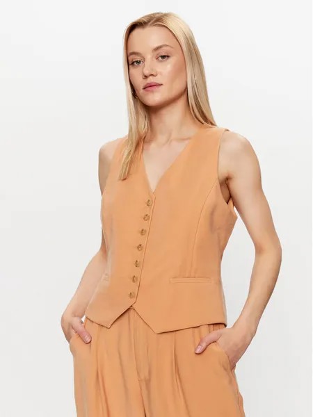 Костюмный жилет стандартного кроя Dkny, оранжевый