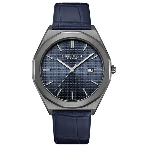 Наручные часы KENNETH COLE Classic, серый, синий