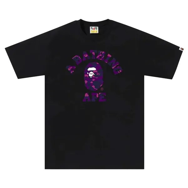 Футболка BAPE Color Camo Черный/Фиолетовый