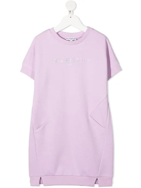 Givenchy Kids платье-толстовка с логотипом