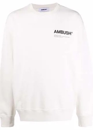 AMBUSH флисовая толстовка Workshop с логотипом