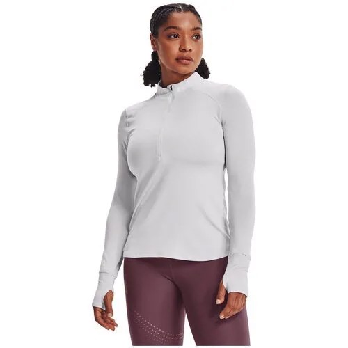 Лонгслив Under Armour Qualifier Run 2.0 1/2 Zip Серый Lg 1365632-014