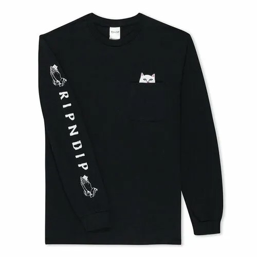 Лонгслив RIPNDIP, размер XL, черный