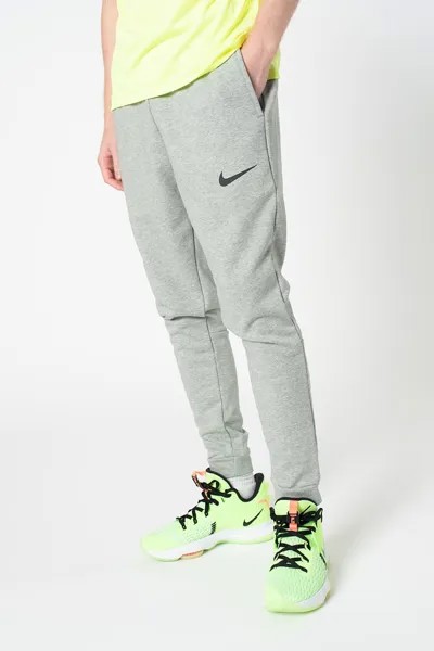 Тренировочные брюки Dri-FIT с зауженной кромкой Nike, черный