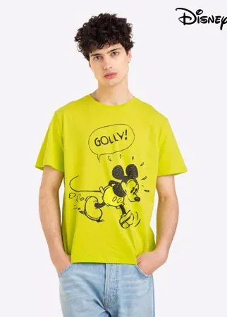 Салатовая футболка с принтом Disney Gloria Jeans