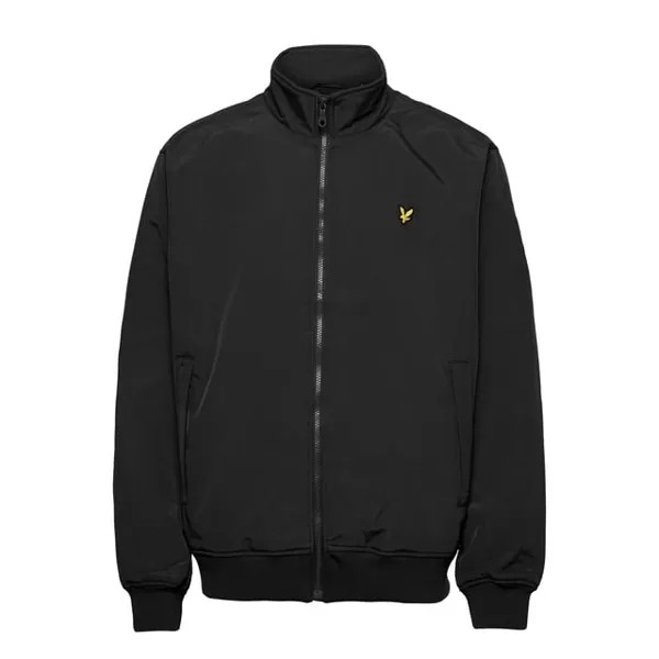 Outdoorjas куртка-воронка на флисовой подкладке Lyle & Scott, черный