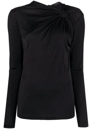 Isabel Marant блузка с вырезом капелькой и сборками