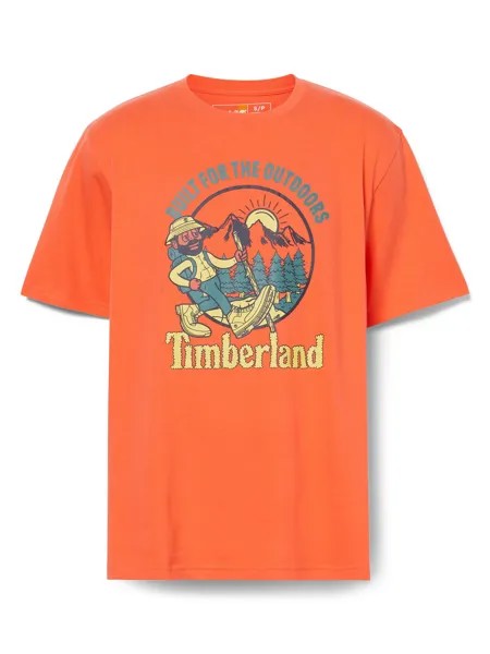 Футболка Timberland HIKE OUT, оранжевый