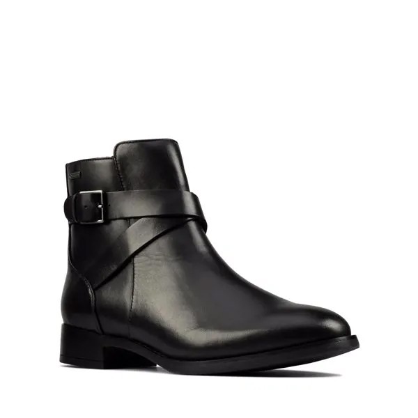 Женские полусапоги Clarks (Hamble Mid GTX 26162968), черные