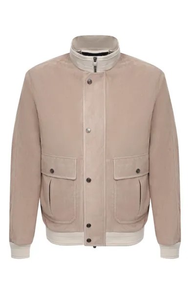 Замшевый бомбер Zegna