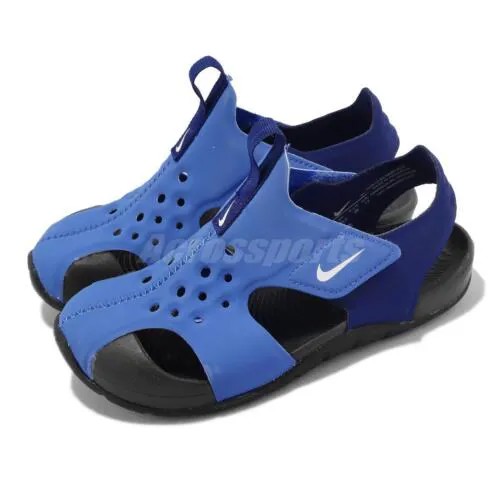 Сандалии Nike Sunray Protect 2 PS Signal Blue Slip On Kids Preschool 943826-403