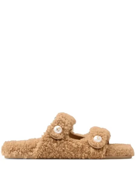 Jimmy Choo шлепанцы Fayence, серый