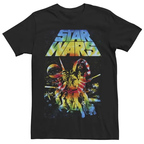 Мужская ковбойская футболка Tie-Dye Space Cowboy Star Wars