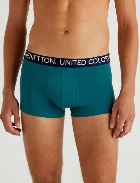 Боксеры мужские United Colors of Benetton 21A_3OP82X134 зеленые 2XL