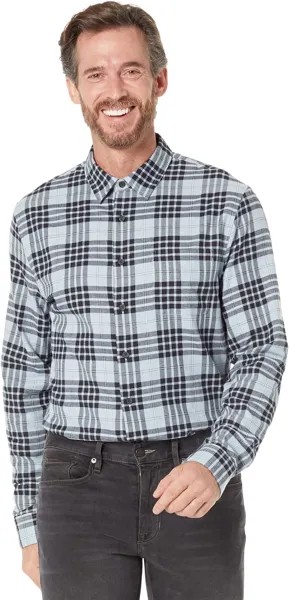 Рубашка Vince Calabasas Plaid Long Sleeve, цвет Light Blue Line