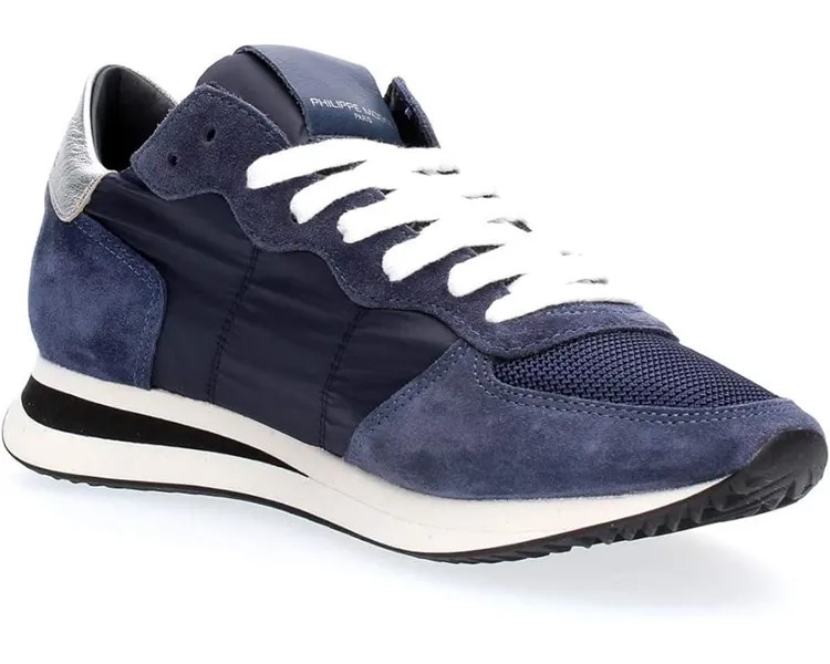 Кроссовки Philippe Model TRPX Sneaker, цвет Basic Microporius/Bleu Argent