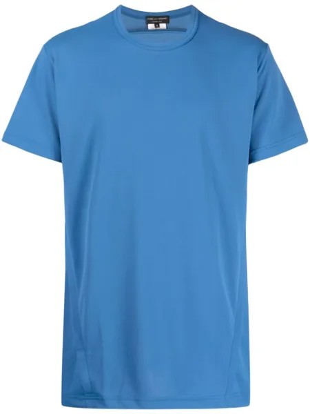 Comme des Garçons Homme Plus футболка из ткани пике, синий