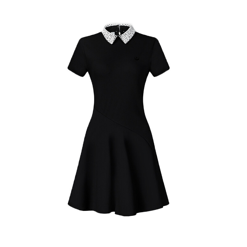 FILA Женские шорты-платье с рукавами, цвет Black