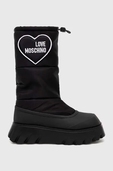 Зимние сапоги Love Moschino, черный
