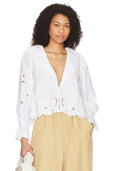 Топ Free People Maisie Cutwork, слоновая кость