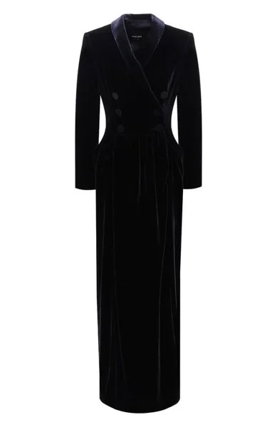 Платье из смеси вискозы и шелка Giorgio Armani