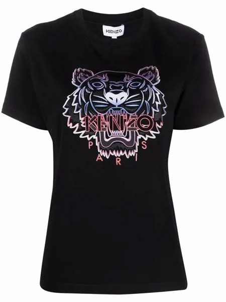 Kenzo футболка Tiger с вышитым логотипом