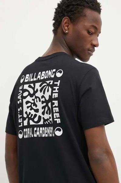 Футболка из хлопка из коллаборации с Coral Gardeners Billabong, черный