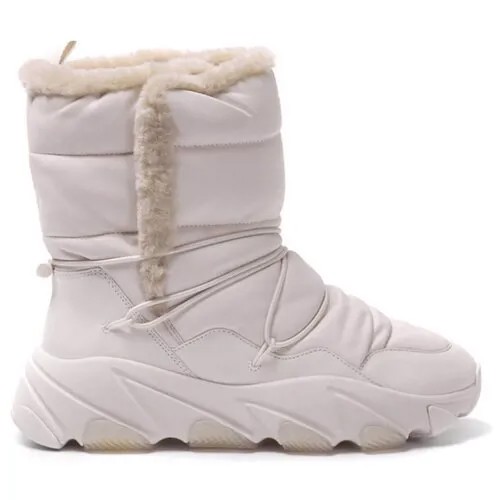Полусапоги женские ASH EMY FUR FW21-S-135827-001 Цвет: бежевый размер: 37
