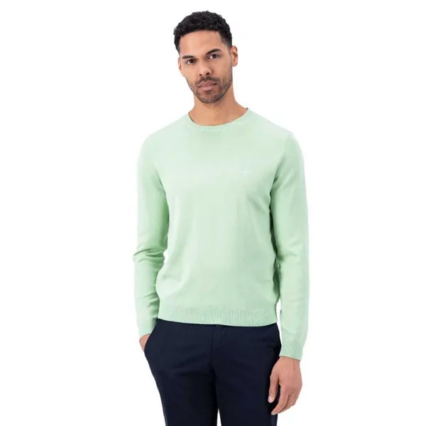 Свитер Fynch Hatton 1413825 O Neck, зеленый