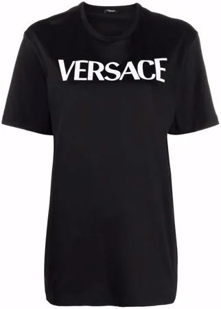 Versace футболка с принтом Medusa и логотипом
