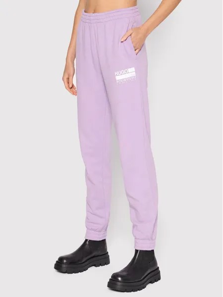 Спортивные брюки стандартного кроя Hugo, фиолетовый