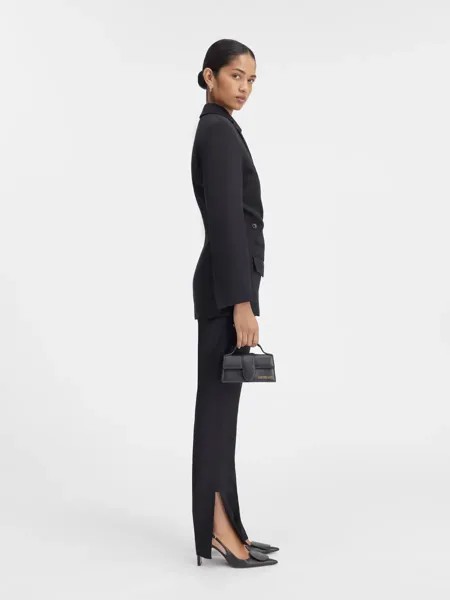 Двубортный пиджак-перекресток Весте Тибау Jacquemus, черный