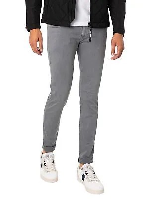 Мужские зауженные джинсы Anbass Hyperflex X-Lite Replay, серые