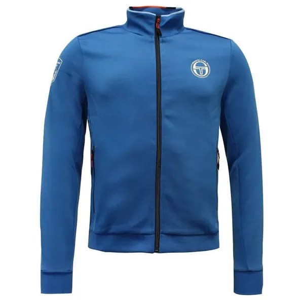 Синяя мужская спортивная куртка на молнии с длинными рукавами ionas 37780 274 Sergio Tacchini, синий