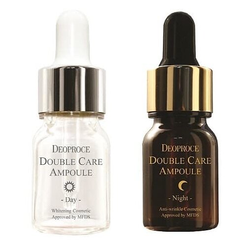 Сыворотка Deoproce Double Care Ampoule Set Day & Night (2х13г)